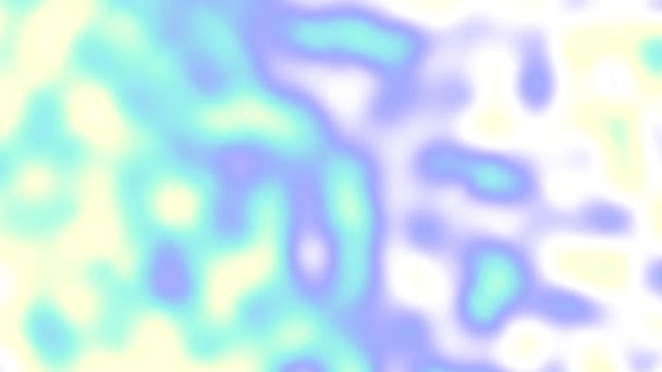 移动随机波浪状纹理 迷幻动画背景 变形抽象的弯曲形状 循环画面 — 图库视频影像