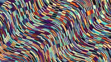 Rastgele geometrik şekilleri hareket ettiriyor. Soyut döngü görüntüleri.