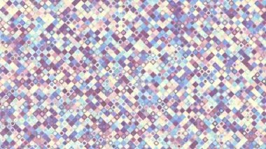 Rastgele geometrik şekilleri hareket ettiriyor. Soyut döngü görüntüleri.