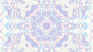 Simetrik soyut psikedelik desen. Psikedelik hippi tarzında soyut görüntüler. Görüntüleri döndür.