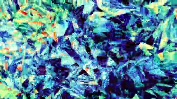 Des séquences géométriques abstraites mouvantes. Fond court futuriste .