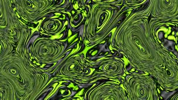 Moving Random Wavy Texture Psychedelic Animated Background Transform Abstract Curved — Stock Video