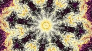 Süslemeli mandala döngü arkaplanı