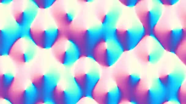 Movendo Tecnologia Futurista Formas Fantásticas Textura Relevo Abstrato Looping Footage — Vídeo de Stock