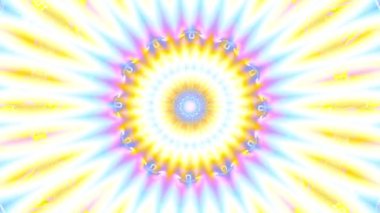 İplik soyut Sihir Birliği. Ezoterik kozmik mandala. Döngü görüntüleri.