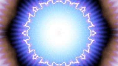 İplik soyut Sihir Birliği. Ezoterik kozmik mandala. Döngü görüntüleri.