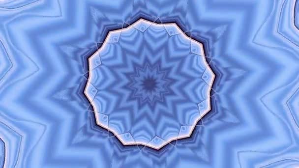 Girando Círculo Mágico Abstrato Mandala Cósmica Esotérica Imagens Loop — Vídeo de Stock