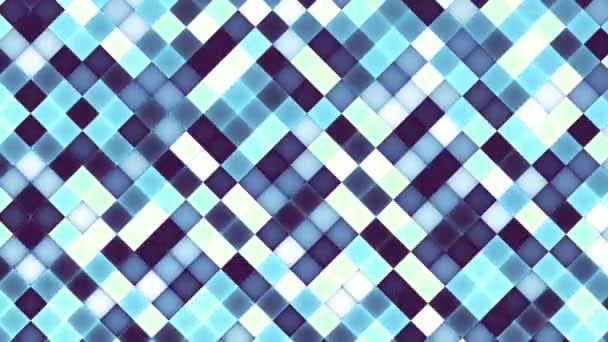 Moving Geometric Shapes Transforming Abstract Background Looping Footage — Stock Video