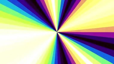 Çok renkli ışınları döngü arka plan