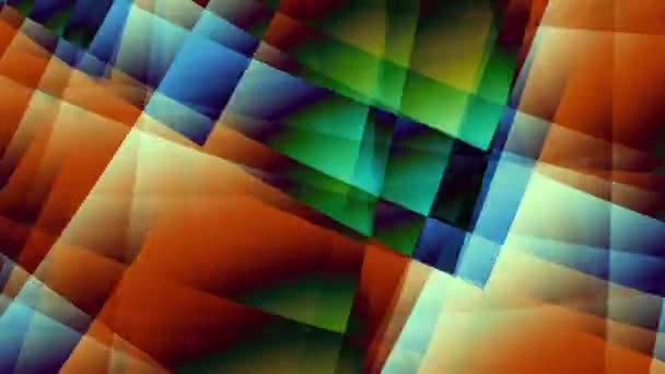 Движущиеся Геометрические Фигуры Преобразование Абстрактного Фона Циклические Кадры — стоковое видео