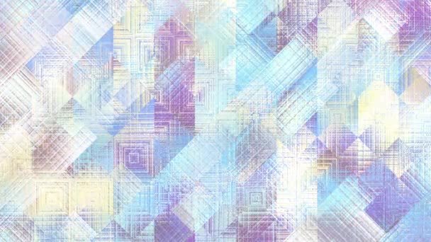 Des formes géométriques mobiles. Transformer le fond abstrait. Enregistrement en boucle .