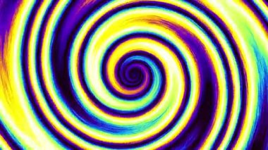Devamlı dönen fütüristik spiral. Kusursuz döngü görüntüsü. Soyut sarmal.