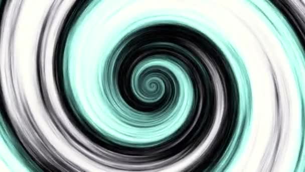 Ändlösa Snurrande Futuristiska Spiral Sömlös Looping Film Abstrakt Helix — Stockvideo