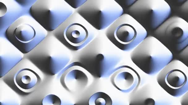 Abstrakcyjny Futurystyczny Geometryczny Przekształcanie Ruchomych Klipów Wideo Zapiterowanie Materiału Filmowego — Wideo stockowe