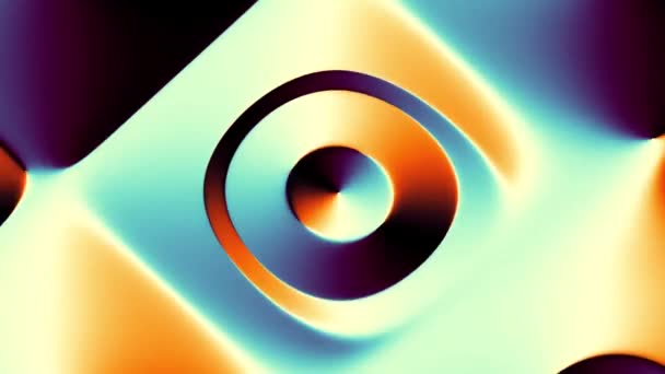 Abstract Futuristic Geometric Transforming Moving Video Clip Looping Footage — Stock Video