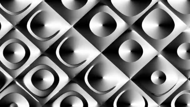 Абстрактний Футуристичний Геометричний Перетворюючий Відеокліп Циклічні Кадри — стокове відео