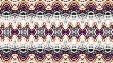 Simetrik mozaik kiremit dönüşüm süs. Mozaik simetrik desen. Art Nouveau tarzında soyut görüntüler. Döngü görüntüleri.