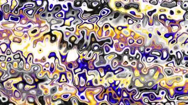 Rastgele psychedelic dalgaları hareket ettiriyorum. Sorunsuz döngü soyut hareket arka plan. Soyut görüntüler.