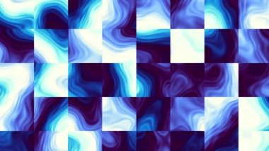 Soyut fütüristik geometrik ve hareketli video klip dönüşüm. Döngü görüntüleri.