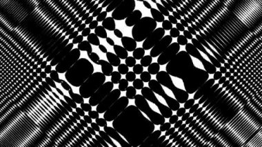 Soyut fütüristik geometrik ve hareketli video klip dönüşüm. Döngü görüntüleri.