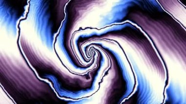 Devamlı dönen fütüristik spiral. Kusursuz döngü görüntüsü. Soyut sarmal.