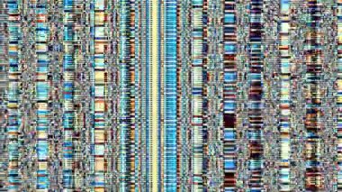 Soyut fütüristik geometrik ve hareketli video klip dönüşüm. Döngü görüntüleri.