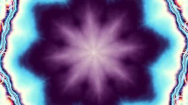 İplik soyut Sihir Birliği. Ezoterik kozmik mandala. Döngü görüntüleri.