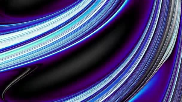 Déplacement aléatoire ondes psychédéliques. Boucle sans couture fond de mouvement abstrait. Images abstraites .