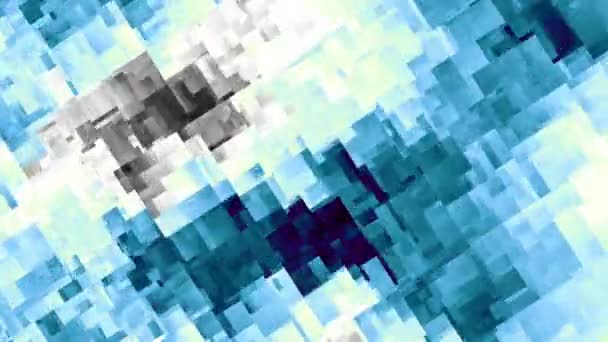 Bewegte Zufällige Abstrakte Geometrische Formen Abstraktes Kurzfilmmaterial — Stockvideo