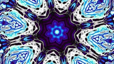 İplik soyut Sihir Birliği. Ezoterik kozmik mandala. Döngü görüntüleri.