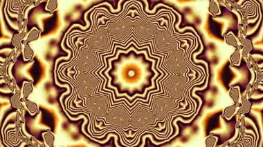 İplik soyut Sihir Birliği. Ezoterik kozmik mandala. Döngü görüntüleri.