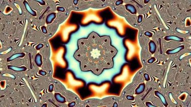 İplik soyut Sihir Birliği. Ezoterik kozmik mandala. Döngü görüntüleri.