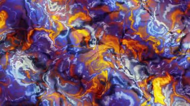 Rastgele dalgalı dokuyu hareket ettiriyorum. Psychedelic animasyonlu arka plan. Döngü görüntüleri.