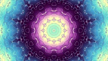 İplik soyut Sihir Birliği. Ezoterik kozmik mandala. Döngü görüntüleri.