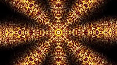 İplik soyut Sihir Birliği. Ezoterik kozmik mandala. Döngü görüntüleri.