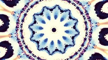 İplik soyut Sihir Birliği. Ezoterik kozmik mandala. Döngü görüntüleri.