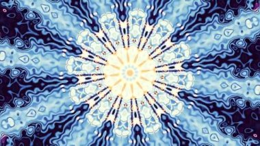 İplik soyut Sihir Birliği. Ezoterik kozmik mandala. Döngü görüntüleri.