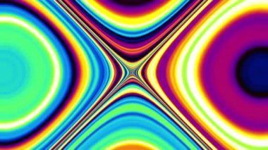 Soyut fütüristik geometrik ve hareketli video klip dönüşüm. Döngü görüntüleri.