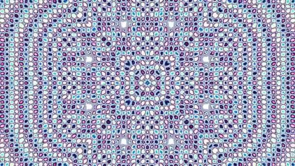 Girando Círculo Mágico Abstrato Mandala Cósmica Esotérica Imagens Loop — Vídeo de Stock