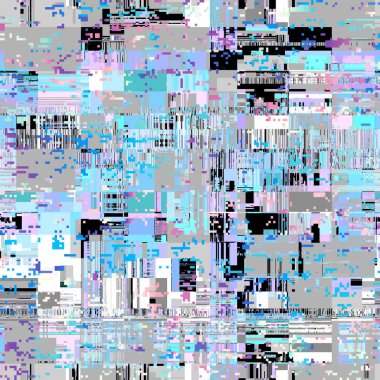 Grunge veri aktarma dokusunun taklidi ile vektör resmi.