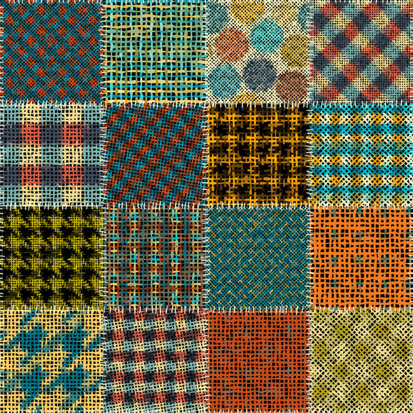 Имитация текстуры грубого холста. Бесшовный рисунок.