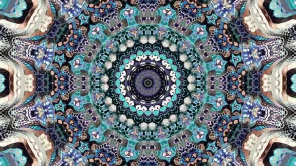 Fondo de bucle de mandala adornado — Vídeos de Stock