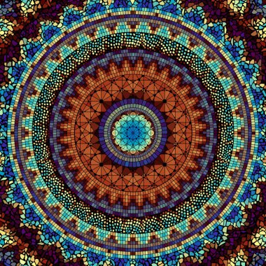 Dikişsiz mozaik desen