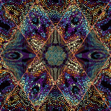 Vektör mozaik sanat desen. Vektör mozaik görüntü
