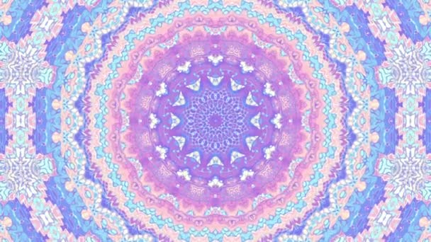 Versierde mandala lus achtergrond — Stockvideo