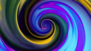 Sonsuz spiral. Kusursuz döngü görüntüsü.