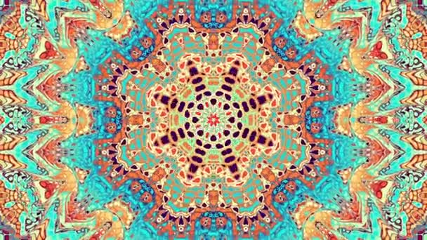 Ornate Mandala-Schleife Hintergrund — Stockvideo