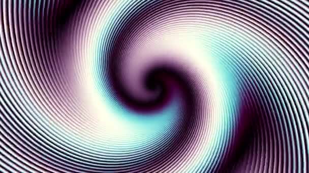Oändlig spiral. Sömlösa slingor. — Stockvideo