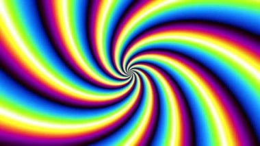 Sonsuz spiral. Kusursuz döngü görüntüsü.