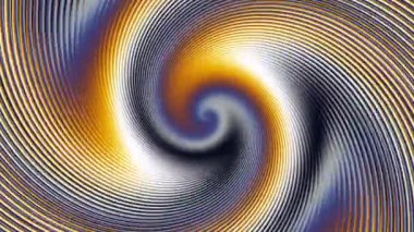 Sonsuz spiral. Kusursuz döngü görüntüsü.